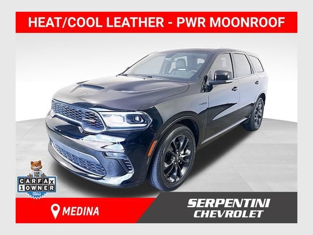 2022 Dodge Durango R/T in Black — front three-quarter view