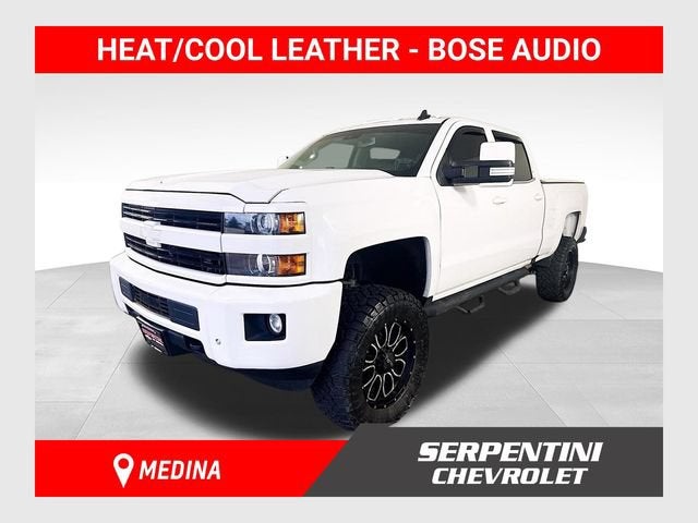 2016 Chevrolet Silverado 2500 HD LTZ in Summit White — front three-quarter view