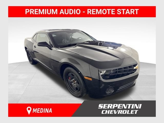 2011 Chevrolet Camaro 2LS in Black — front three-quarter view