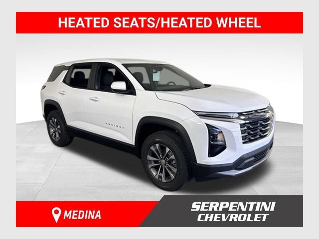 2027 Chevrolet Equinox FWD LT in Summit White — front three-quarter view