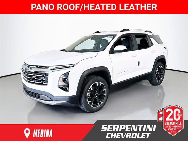 2026 Chevrolet Equinox LT in Summit White — front three-quarter view