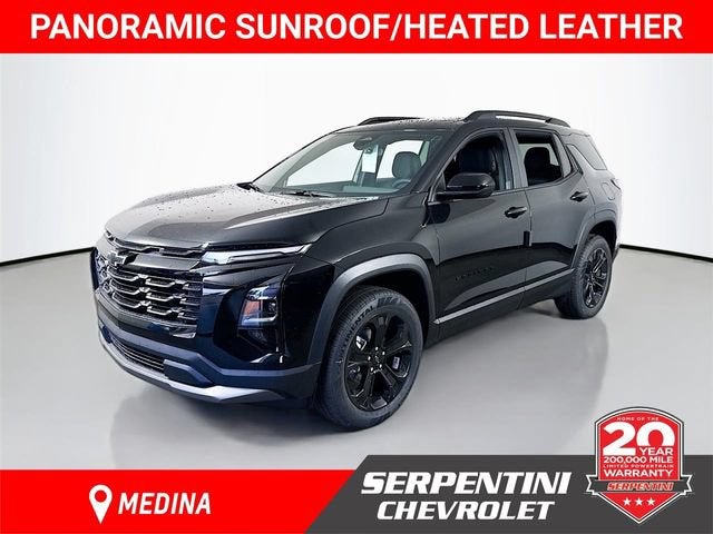 2026 Chevrolet Equinox LT in Mosaic Black Metallic — front three-quarter view