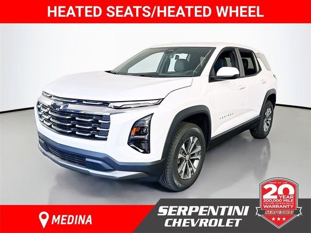 2026 Chevrolet Equinox LT in Summit White — front three-quarter view
