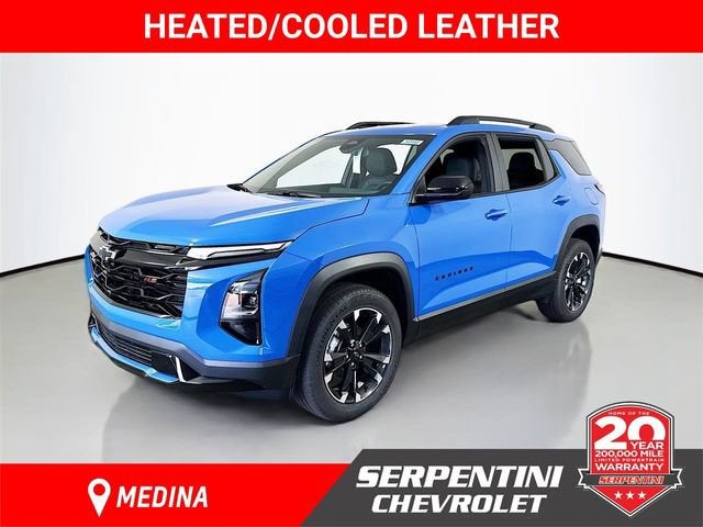 2026 Chevrolet Equinox RS in Reef Blue Metallic — front three-quarter view