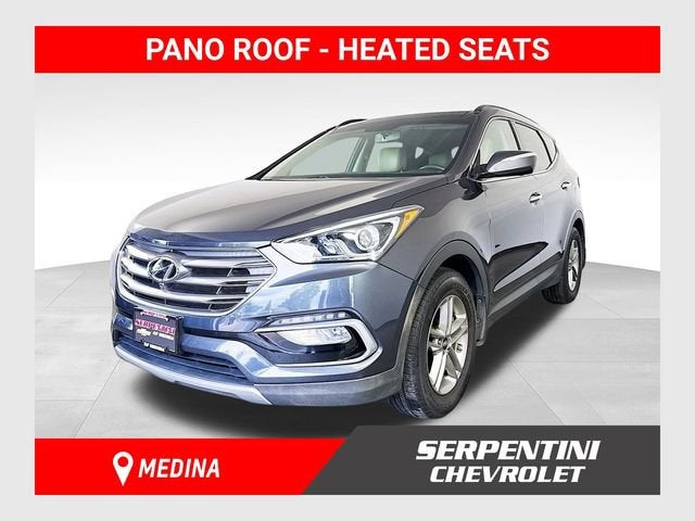 2018 Hyundai Santa Fe Sport 2.4L in Gray — front three-quarter view